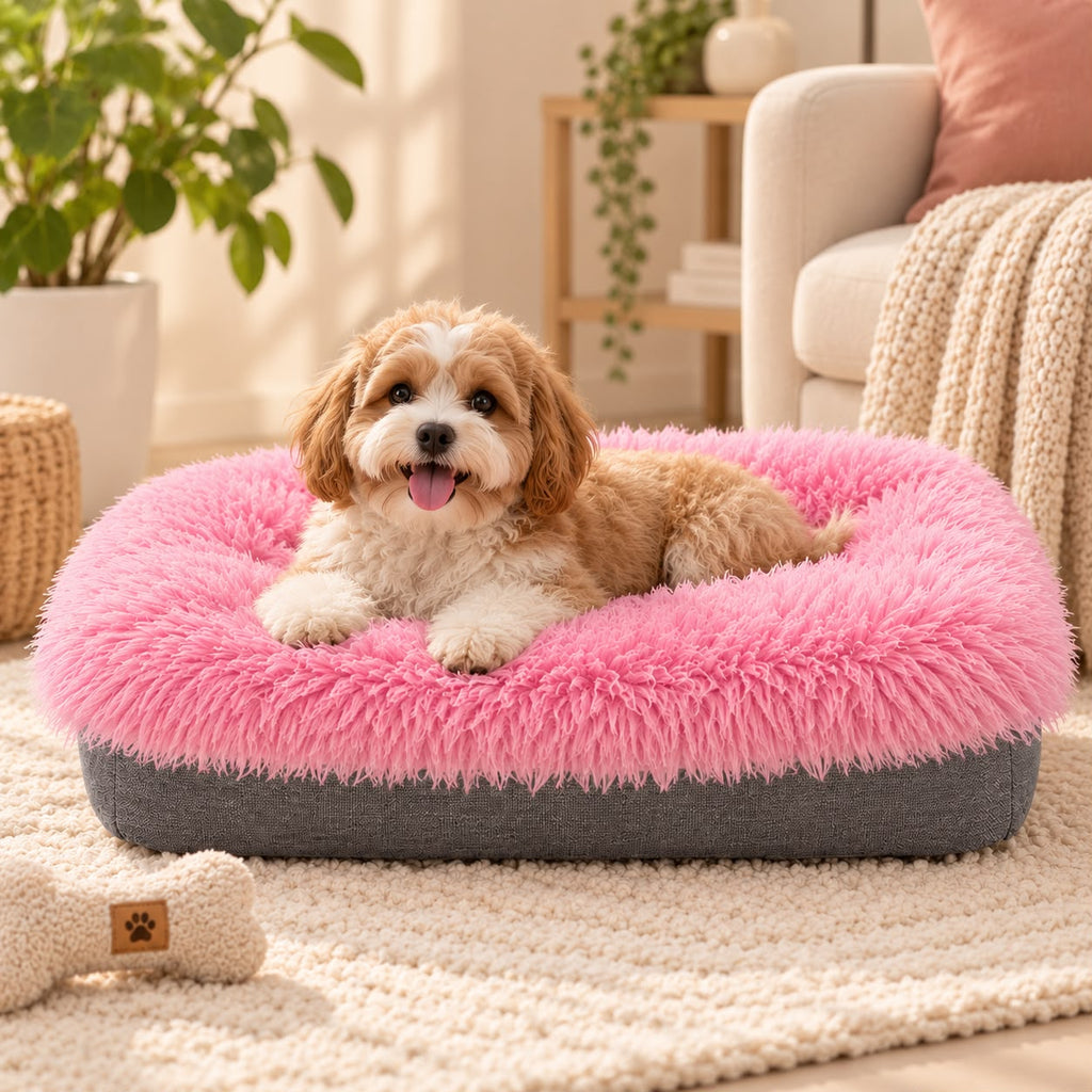 CozyPaws Self-Warming Pet Bed for Small Dogs & Cats